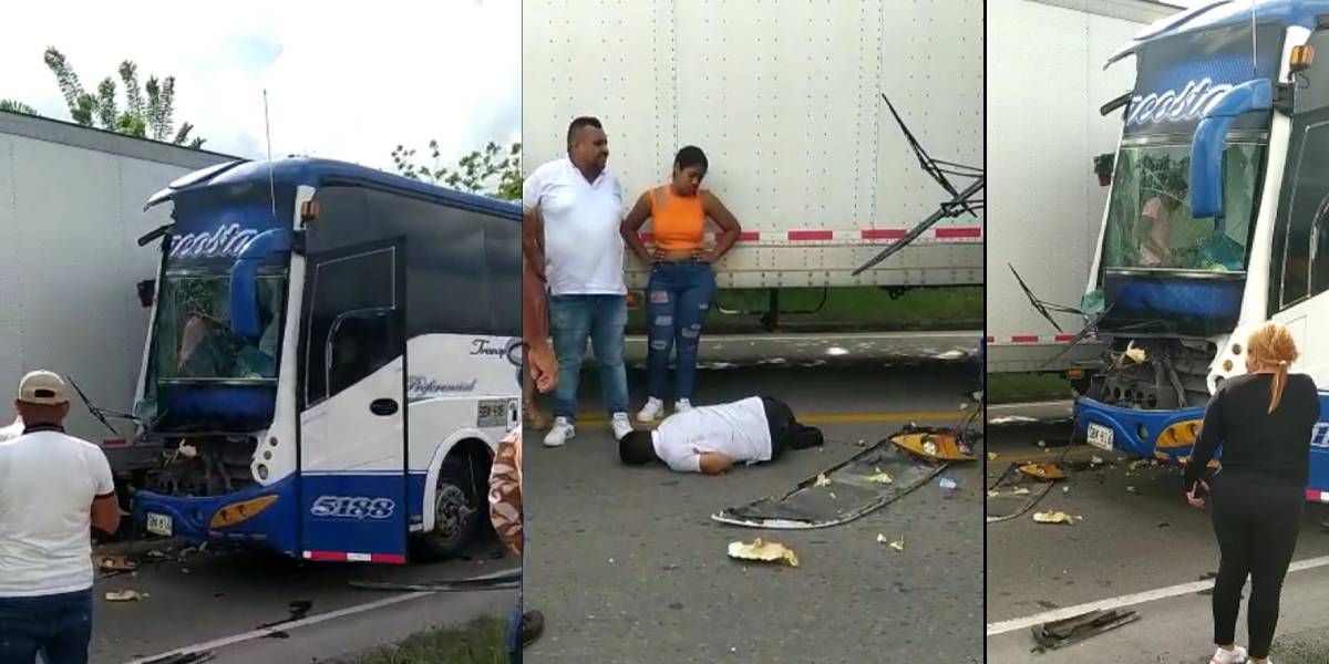 Accidente vial en la Loma del bálsamo.