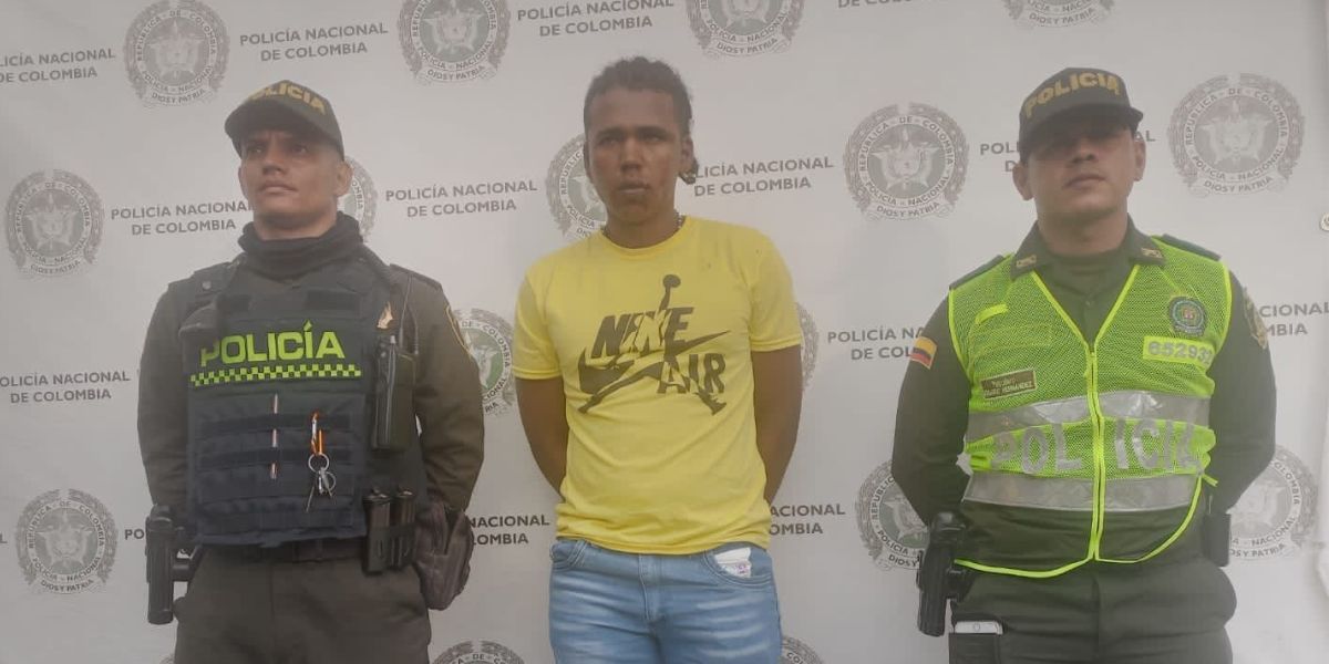 Policía Metropolitana de Santa Marta Luis Manjarrez Rivera.