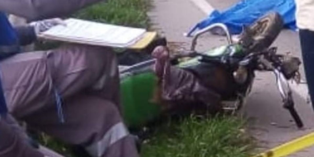 El siniestro vial ocurrió en la mañana de este día. 