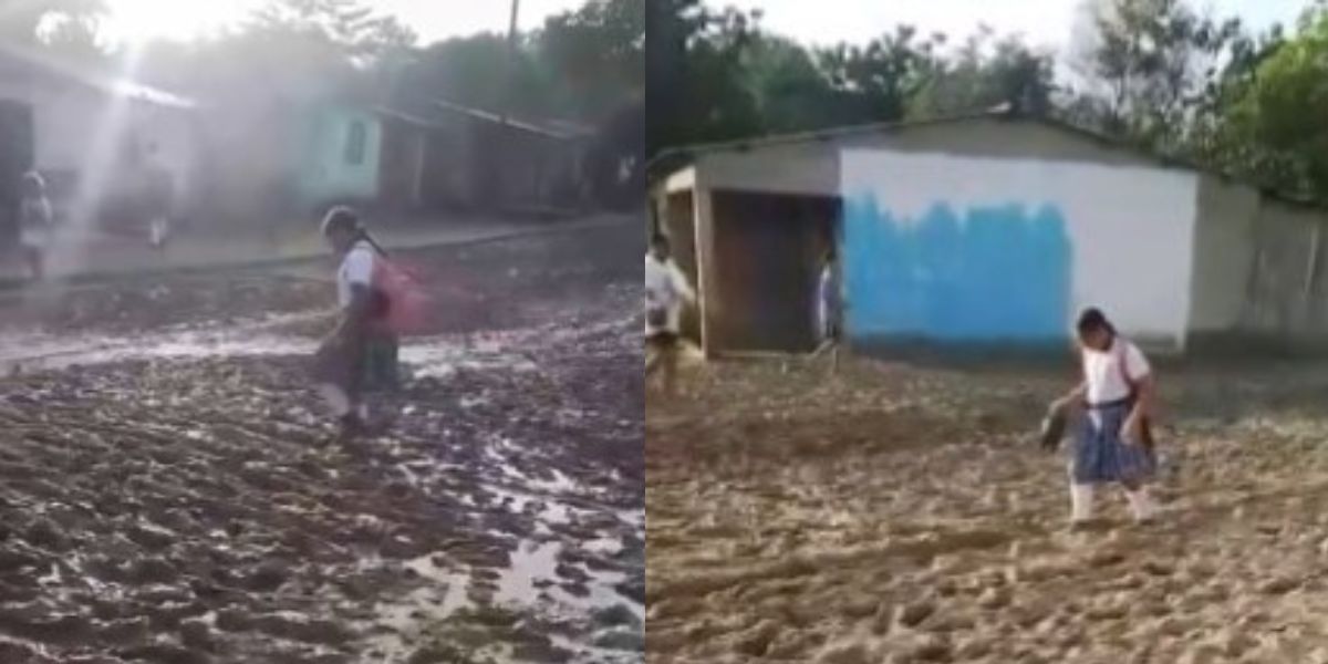 Captura de Video. Así están algunas vías.
