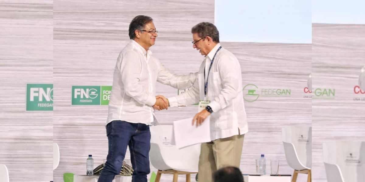 C Gustavo Petro y José Félix Lafaurie