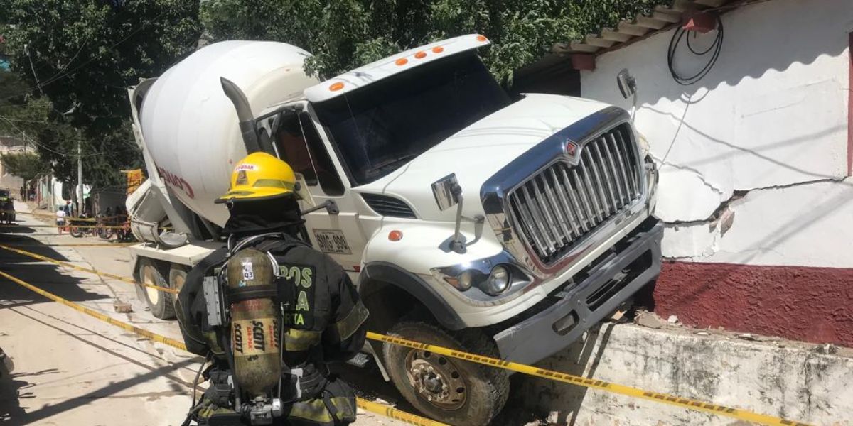 Bomberos Santa Marta Lugar de los hechos.
