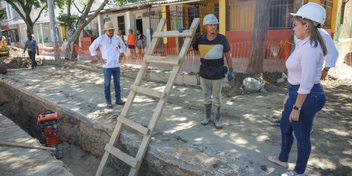 Nuevo tramo que será intervenido en Gaira. 