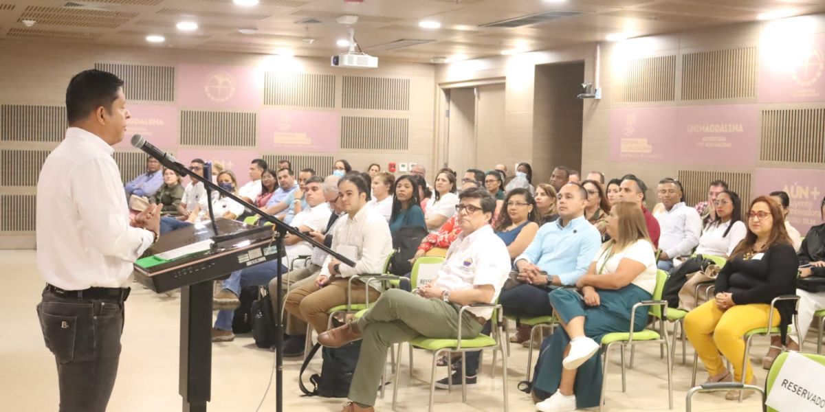 Unimagdalena Dicho encuentro contó con la participación del rector Pablo Vera.