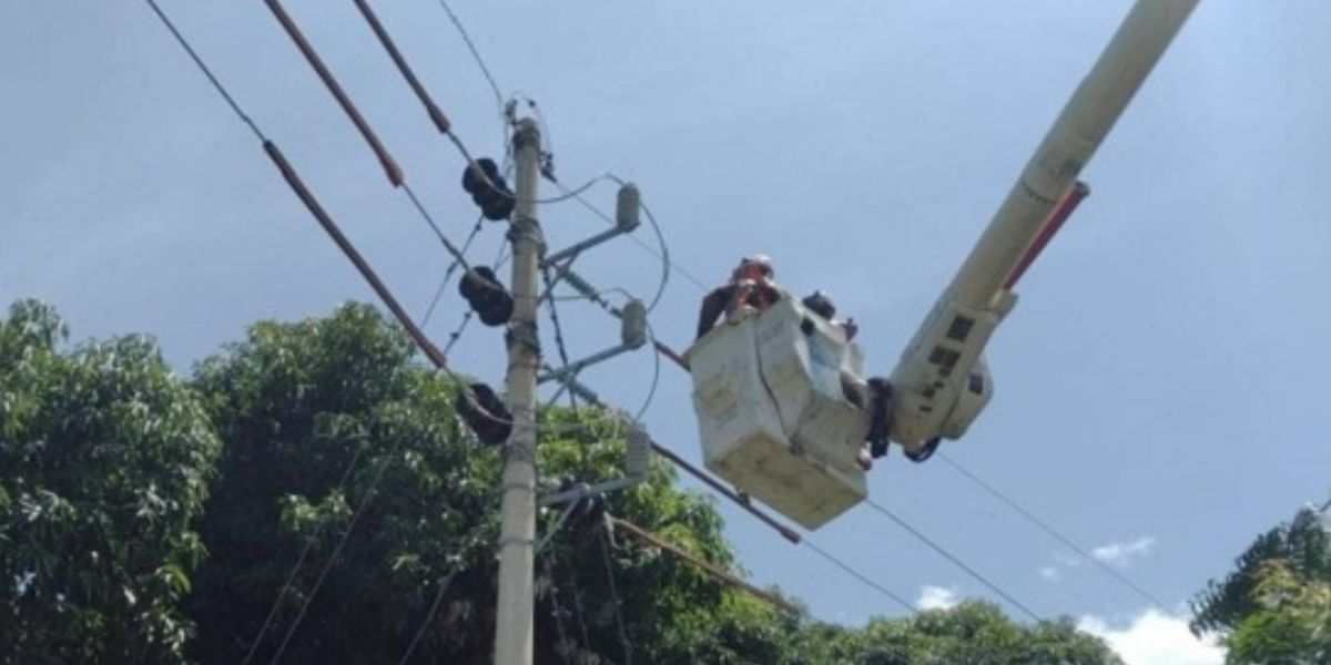 Los trabajos se realizan este jueves. 