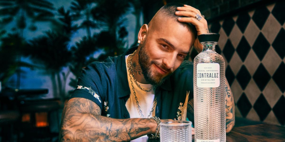 Cortesía Maluma presenta su mezcal