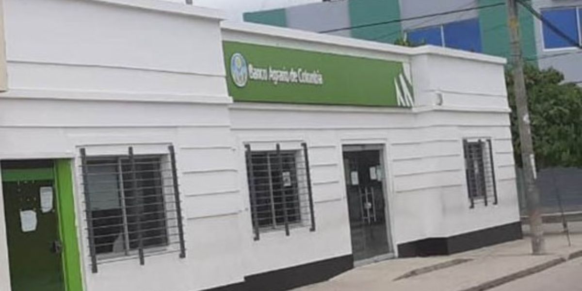 Otro Banco Agrario atracado. 