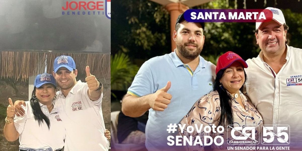 Instagram La candidata Claudia Aarón divide su caudal electoral entre varios.