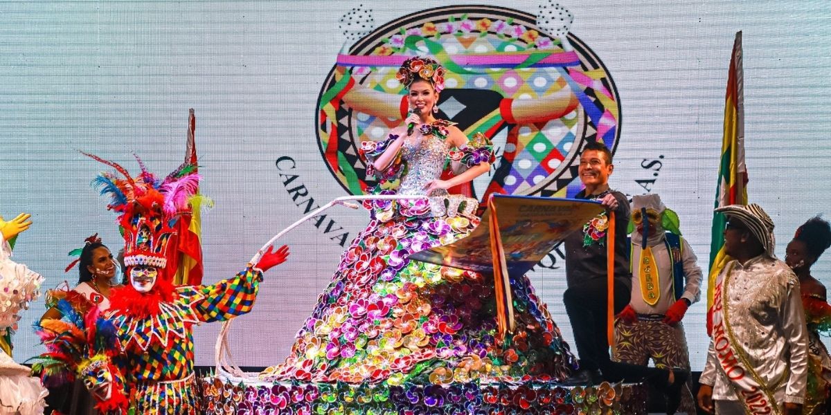 Reina del Carnaval, Valeria Charris en su lectura del Bando 2022