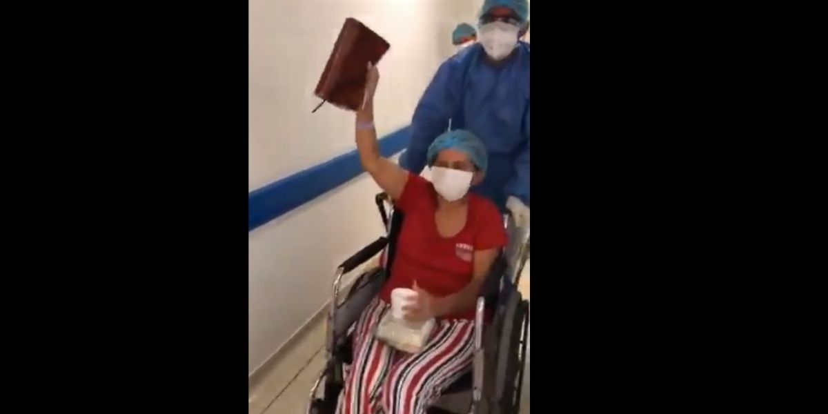 Archivo El 5 de abril de 2020 se registró el primer caso de una paciente recuperada en Santa Marta.