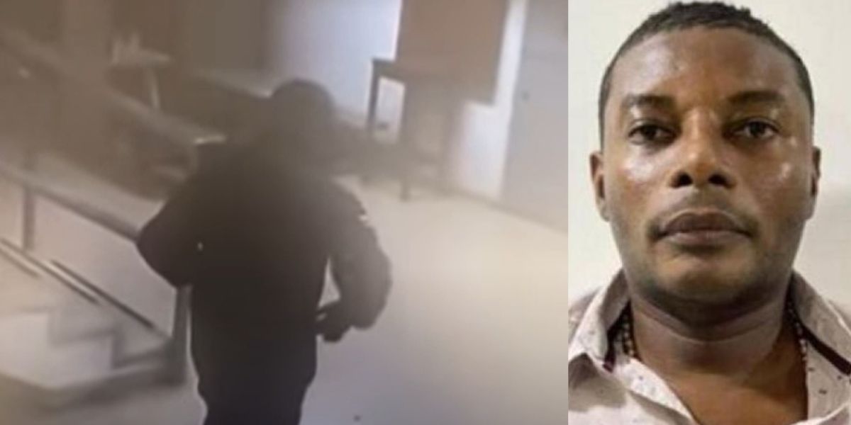 Cortesía Matamba iba vestido de guardia, con su rostro cubierto.