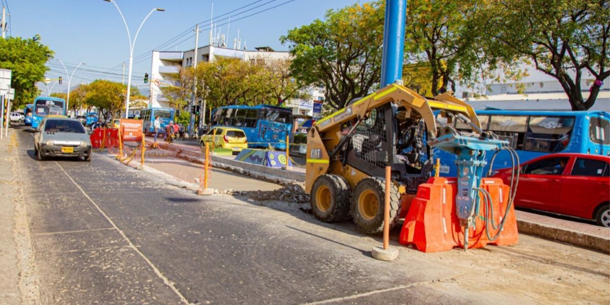 Intervención de la malla vial. 