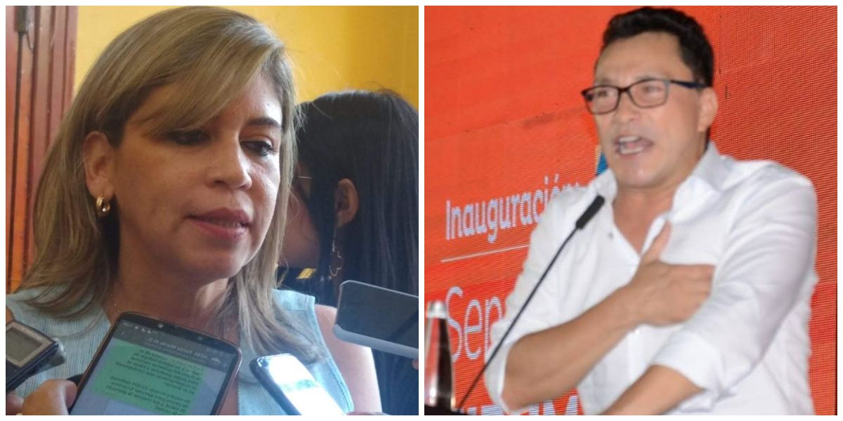 Seguimiento.co Virna Johnson y Carlos Caicedo salieron raudos a criticar a la Superservicios por una mala interpretación.