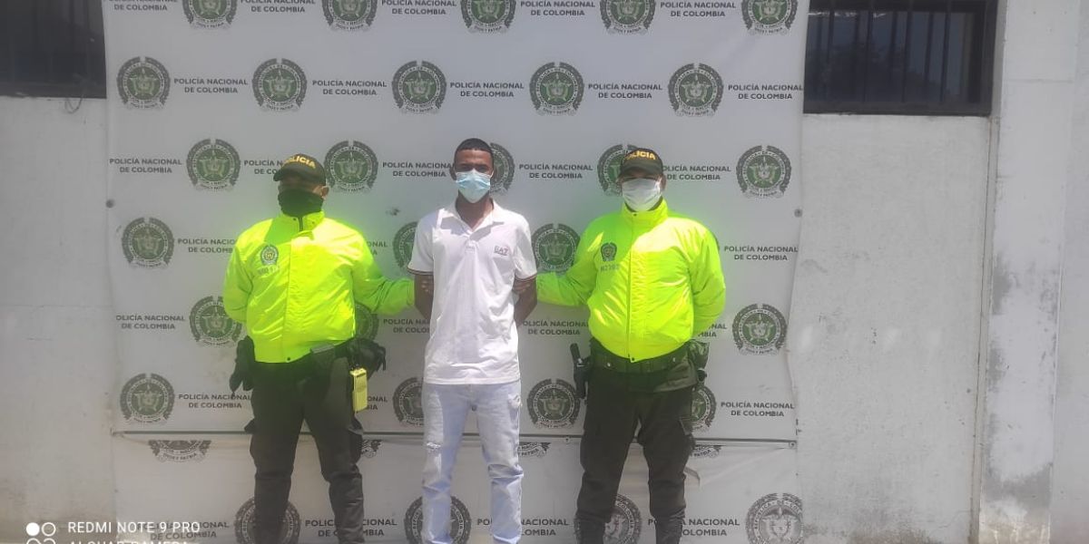 Policía Metropolitana de Santa Marta Andrés Felipe Andrews Muñoz.