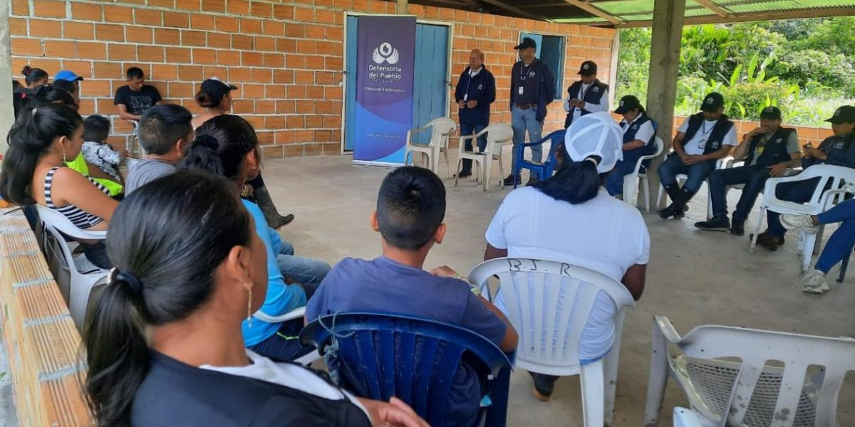 Defensoría El Defensor del Pueblo realiza visita en Puerto Leguízamo.