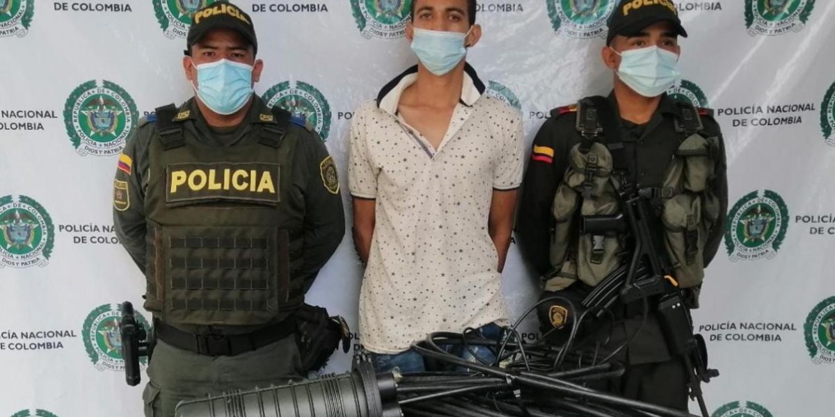 Zona Cero Armando Peralta tras ser capturado por la Policía.