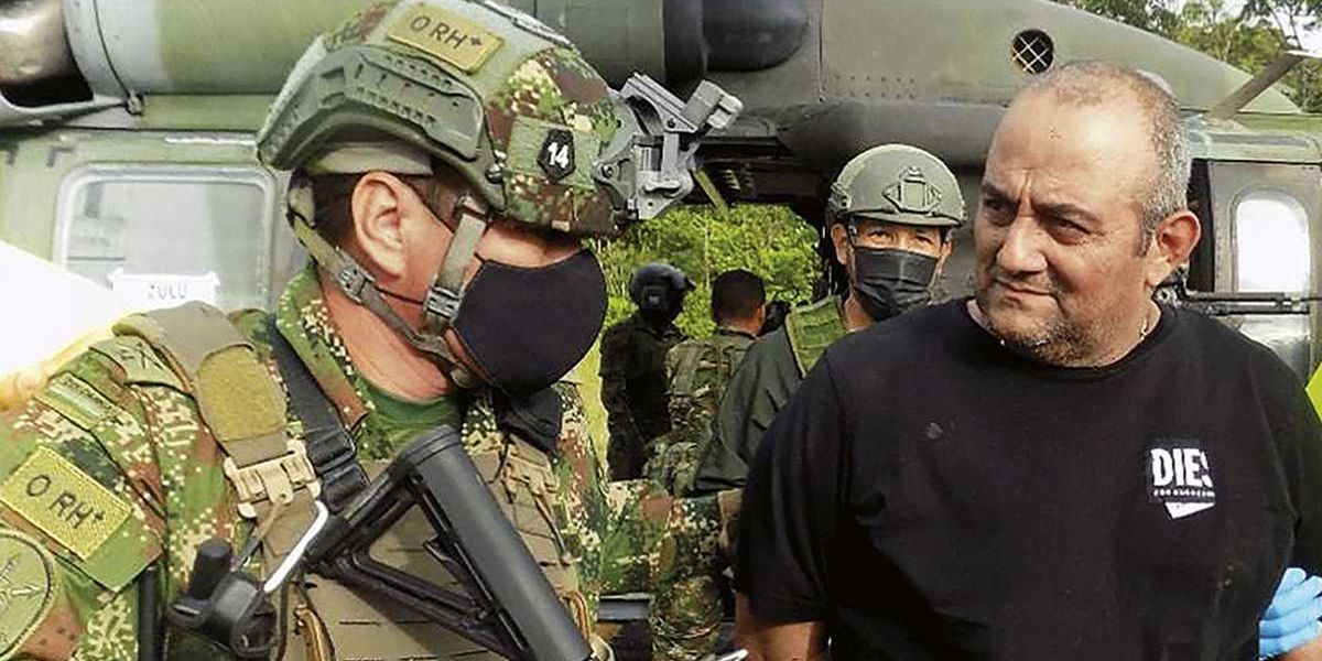 Archivo La extradición de Otoniel ahora fue 'aguantada' por las víctimas.