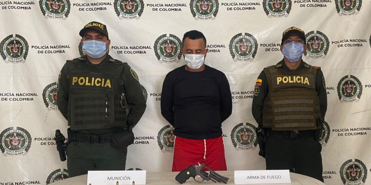 Policía del Magdalena Jhon Palencia Gutiérrez.