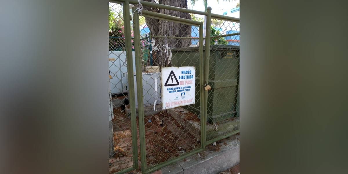 Essmar Subestación afectada por los daños.