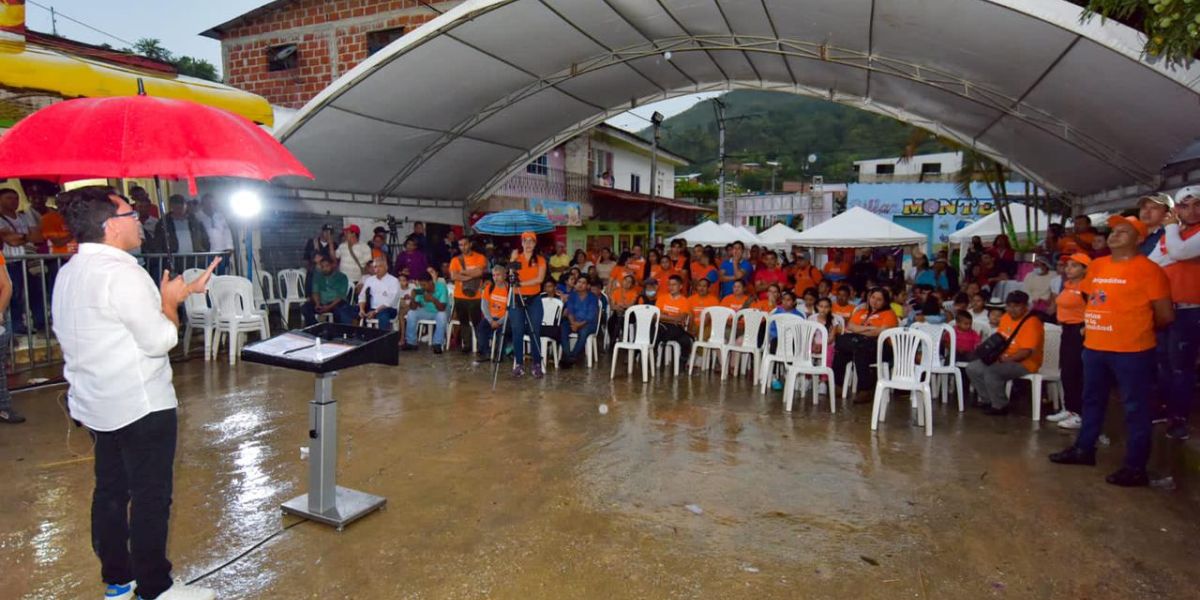 Gobernación del Magdalena. El mandatario departamental se comprometió con dos grandes proyectos en Palmor.