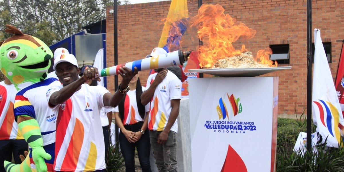 El fuego bolivariano encendió el espíritu deportivo de la subsede Bogotá.