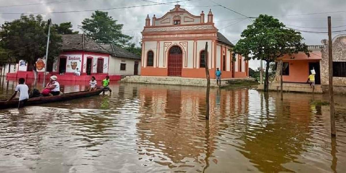 Cortesía. La comunidad del Bálsamo afecta por las inundaciones.