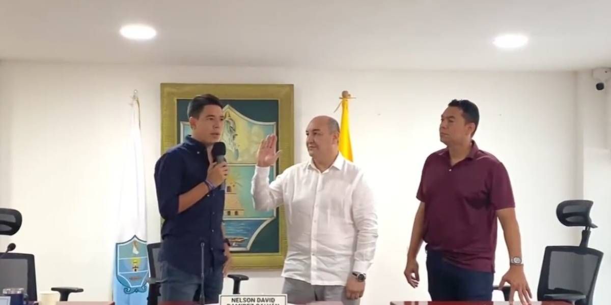 Captura de pantalla Posesión de Jaime Santiago Zuleta Suárez.