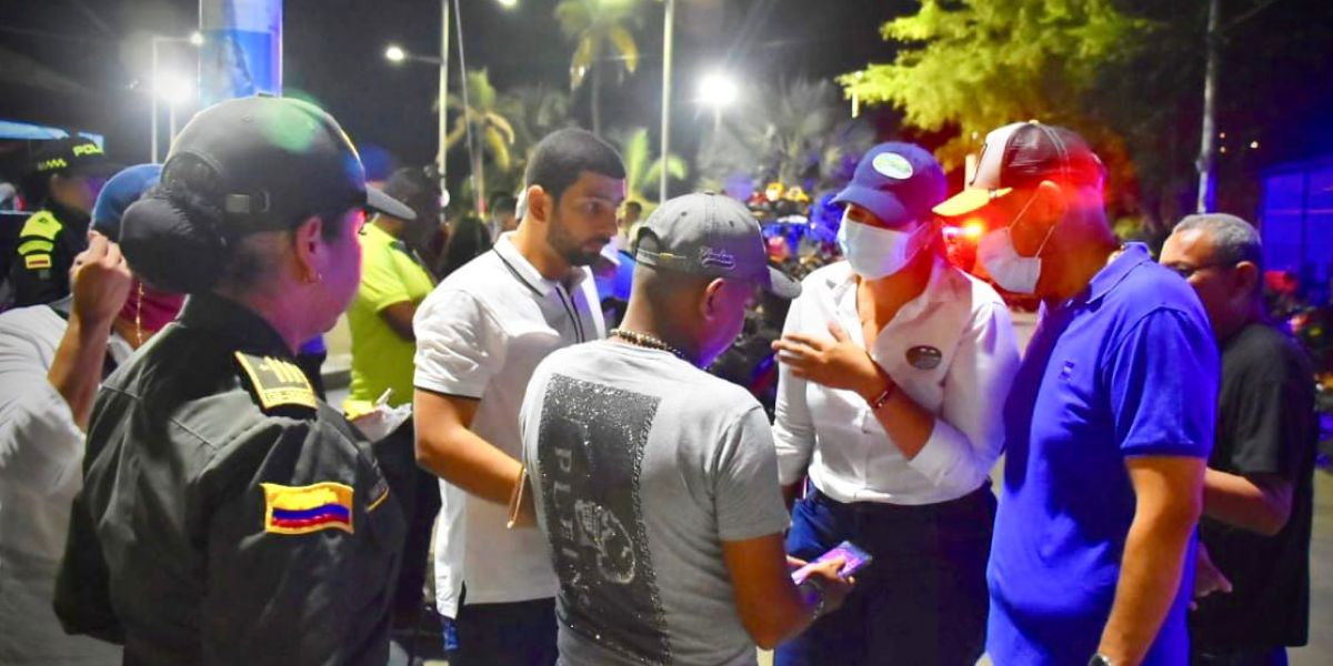 Cortesía. Ocho establecimientos fueron inspeccionados.
