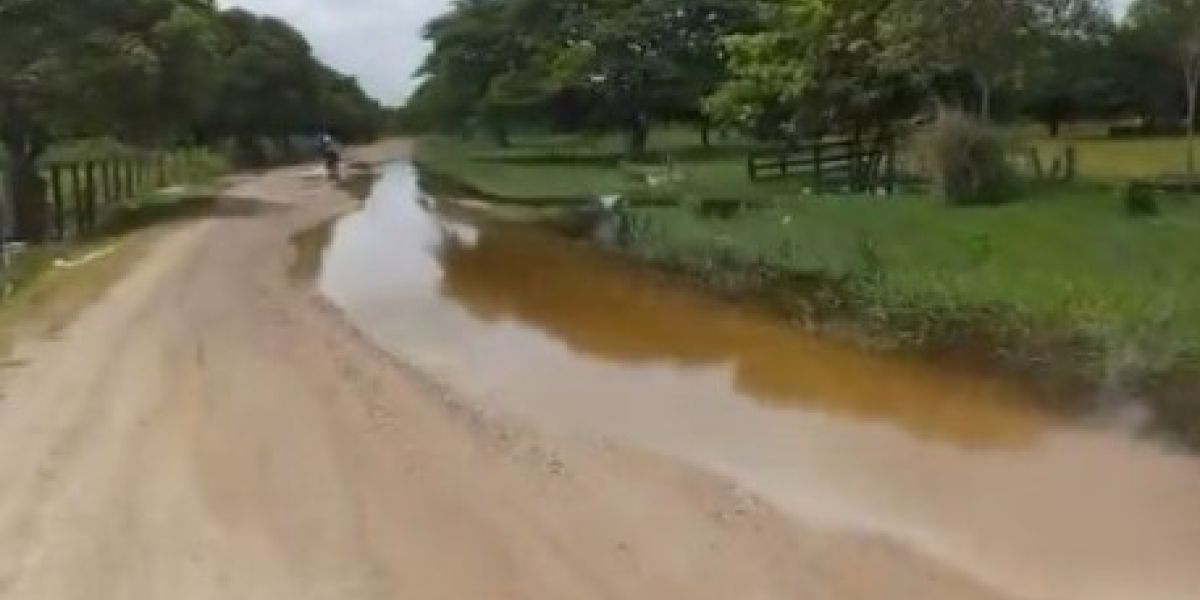 Captura de Video. Ya son dos tramos afectados.