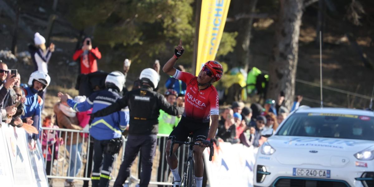 @NairoQuinCo El colombiano cruzó segundo.