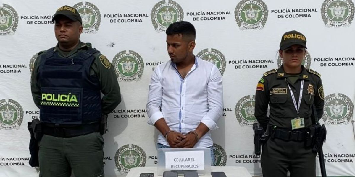 Policía Metropolitana de Santa Marta Luis Rodolfo Hernández.