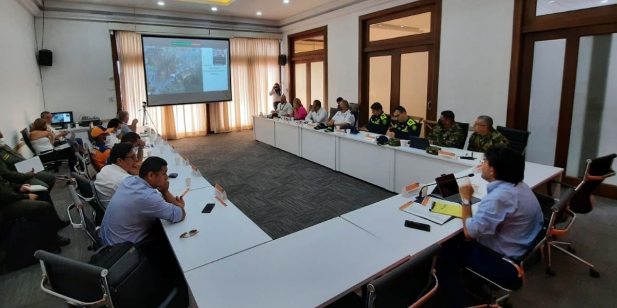 La Gobernación del Magdalena desarrolló un Consejo de Seguridad Departamental.