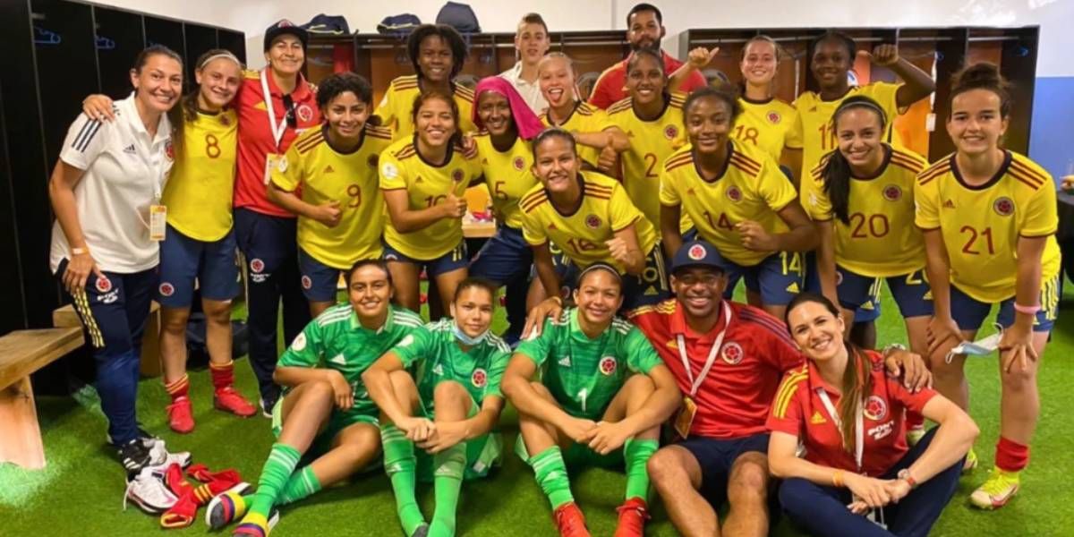 Twitter Selección Colombia Femenina sub 17.