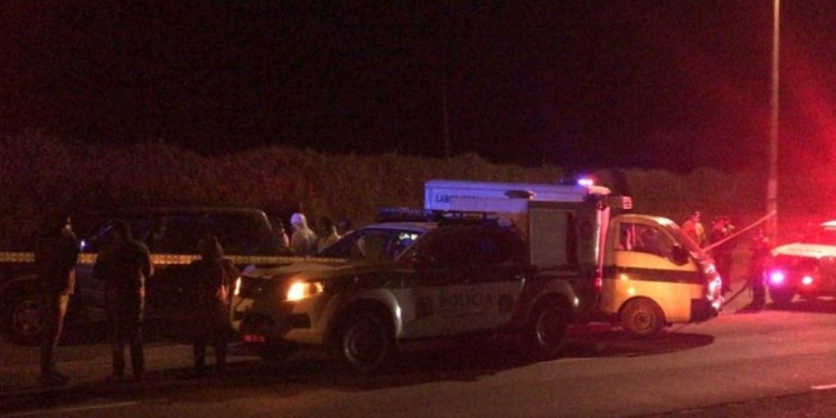 Lugar del macabro hallazgo.