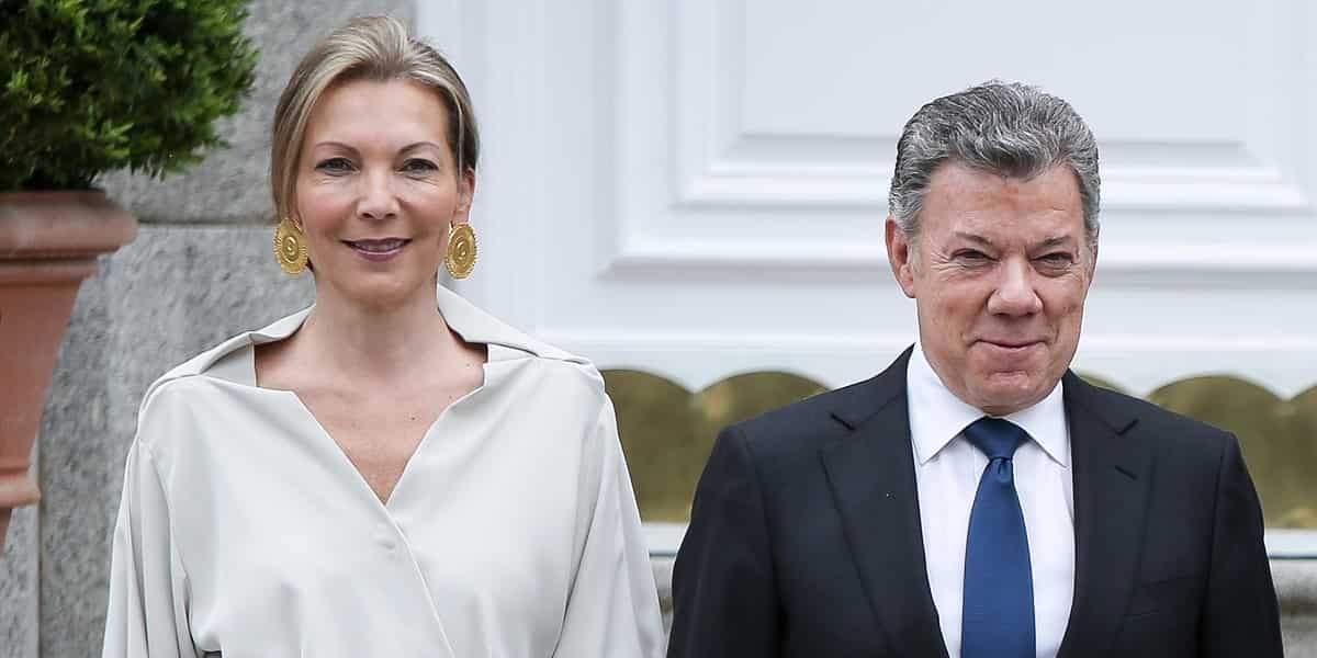 María Clemencia Rodríguez y Juan Manuel Santos 