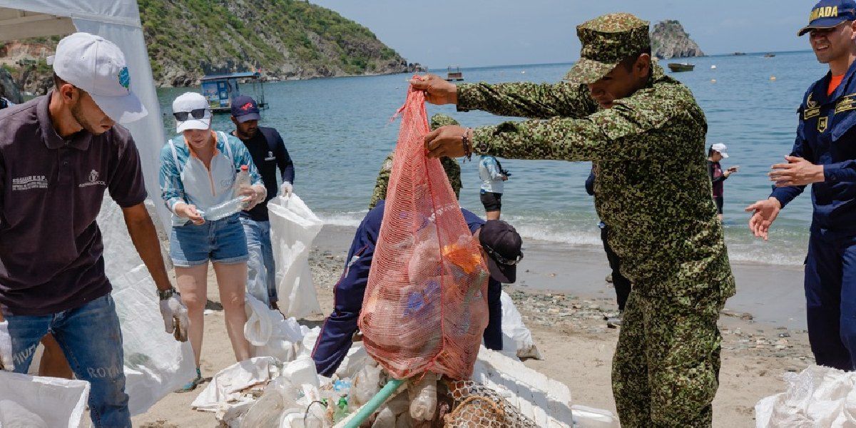 Desechos de la playa