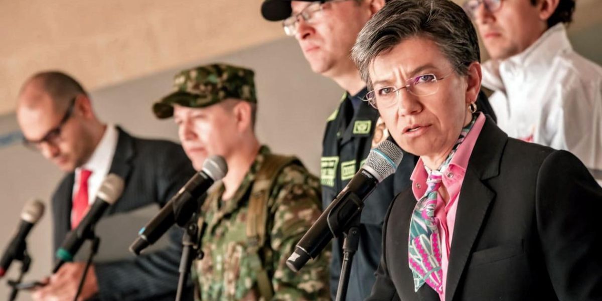 Agencia EFE La alcaldesa de Bogotá, Claudia López.