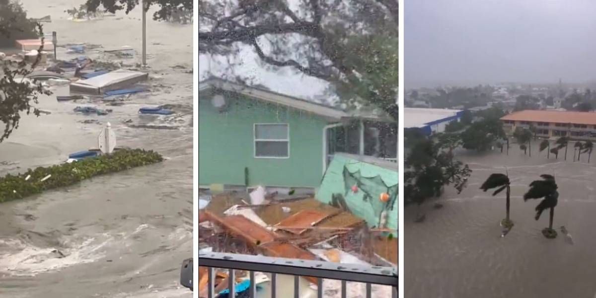 Twitter Huracán ‘Ian' azota ya a Florida.