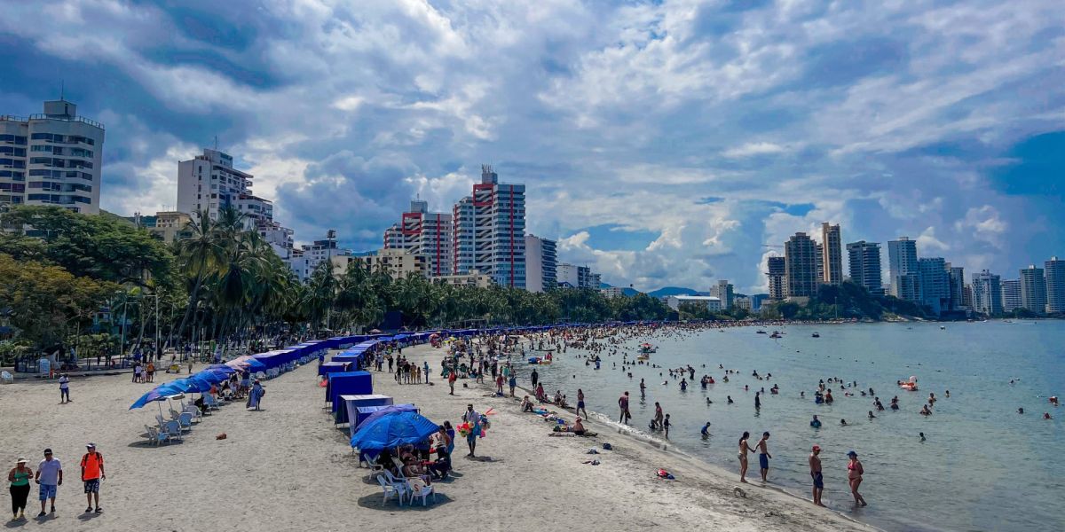 Visitantes en Santa Marta