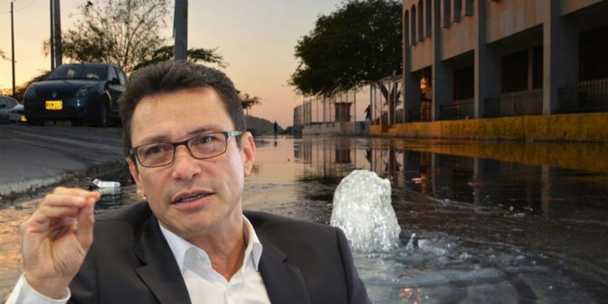 Referencia El mandatario acusó a la intervención de los problemas de alcantarillado en la ciudad.