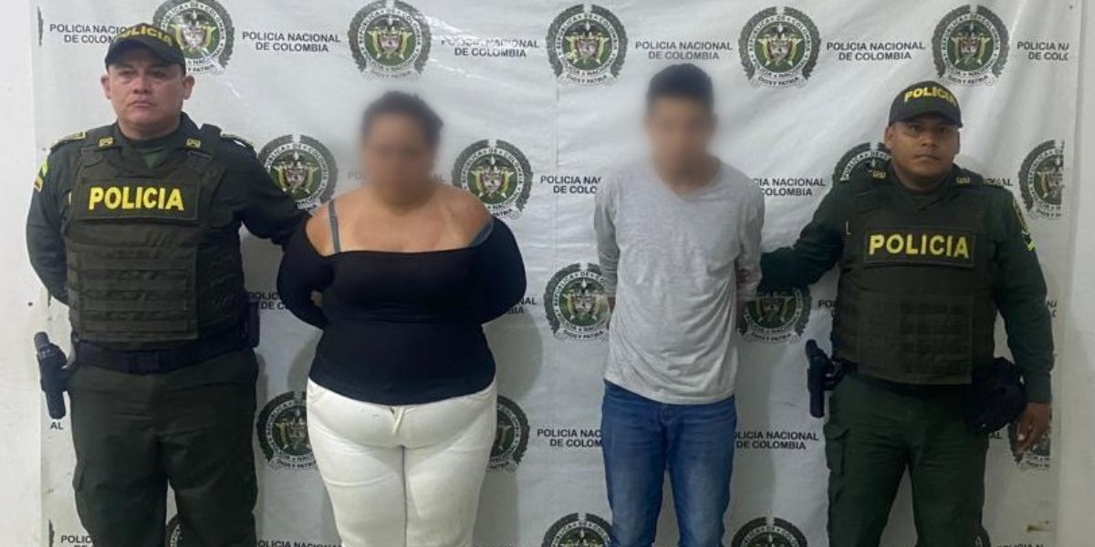 Policía del Magdalena Fueron capturados con ayuda de la comunidad.