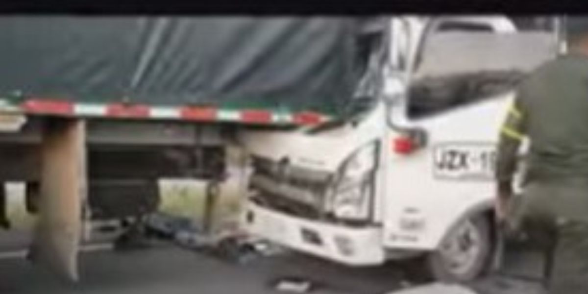 Capture de video El siniestro vial se registró en la mañana de este día.