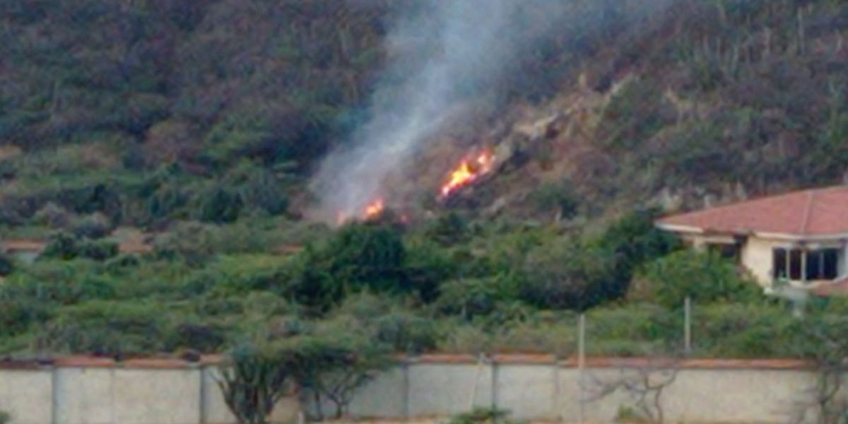 Inicio de la propagación del fuego en Gaira