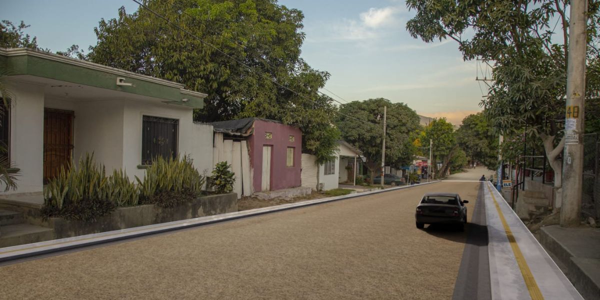 Cortesía. Obra de mejoramiento de la vía Bonda - Curval.