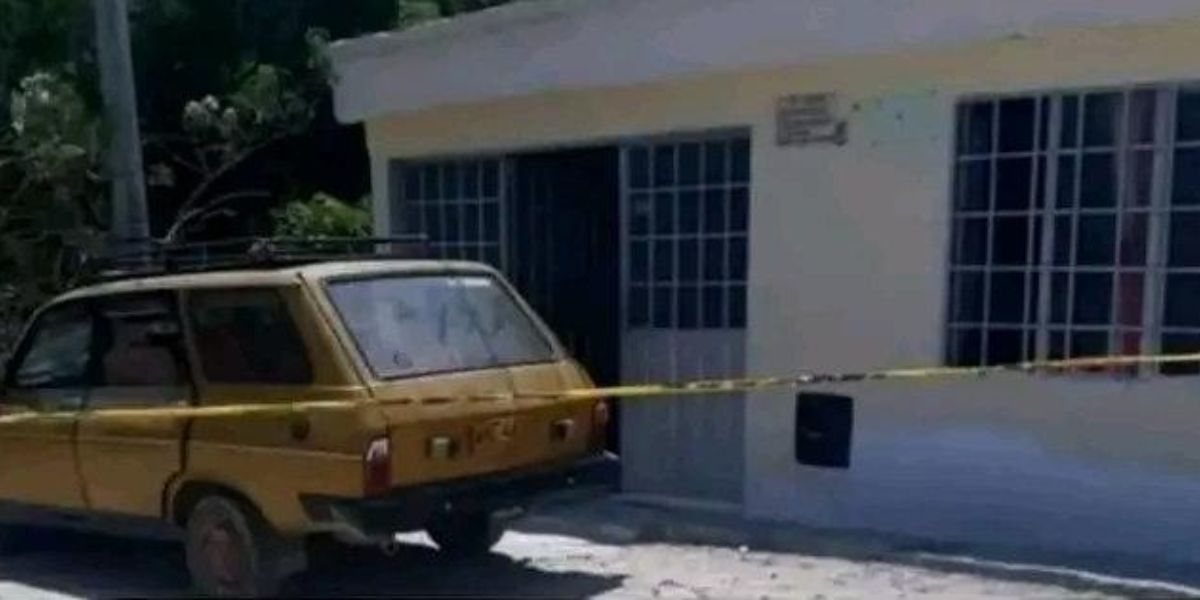 La casa escenario del crimen