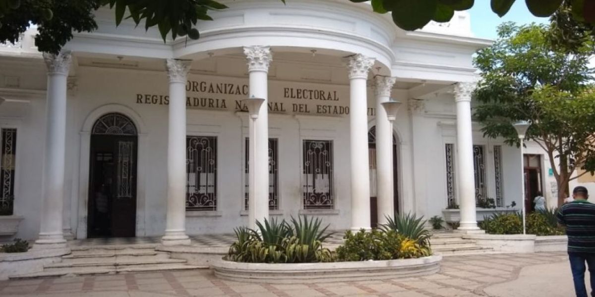Archivo Registraduría en Santa Marta.