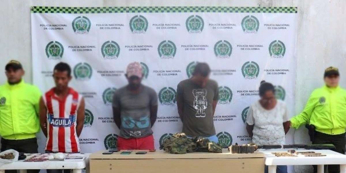 Policía del Magdalena Personas capturadas.