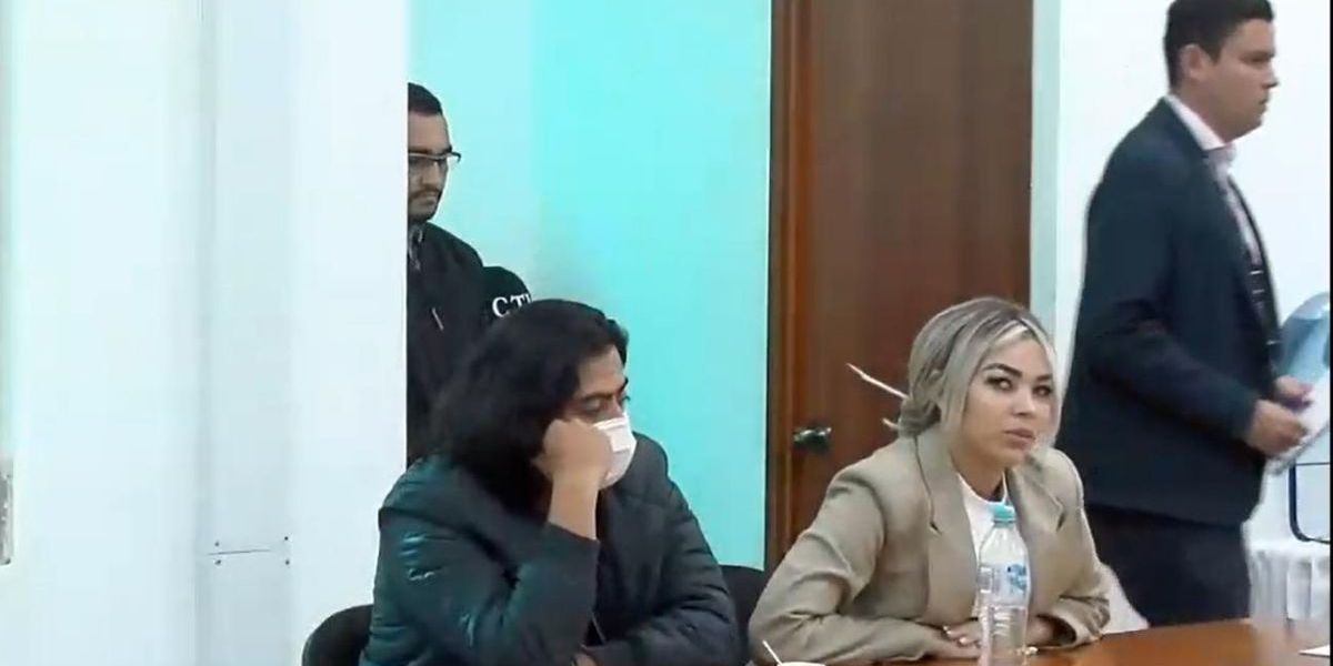 Archivo. Nicolás Petro y Day Vásquez ante la Fiscalía