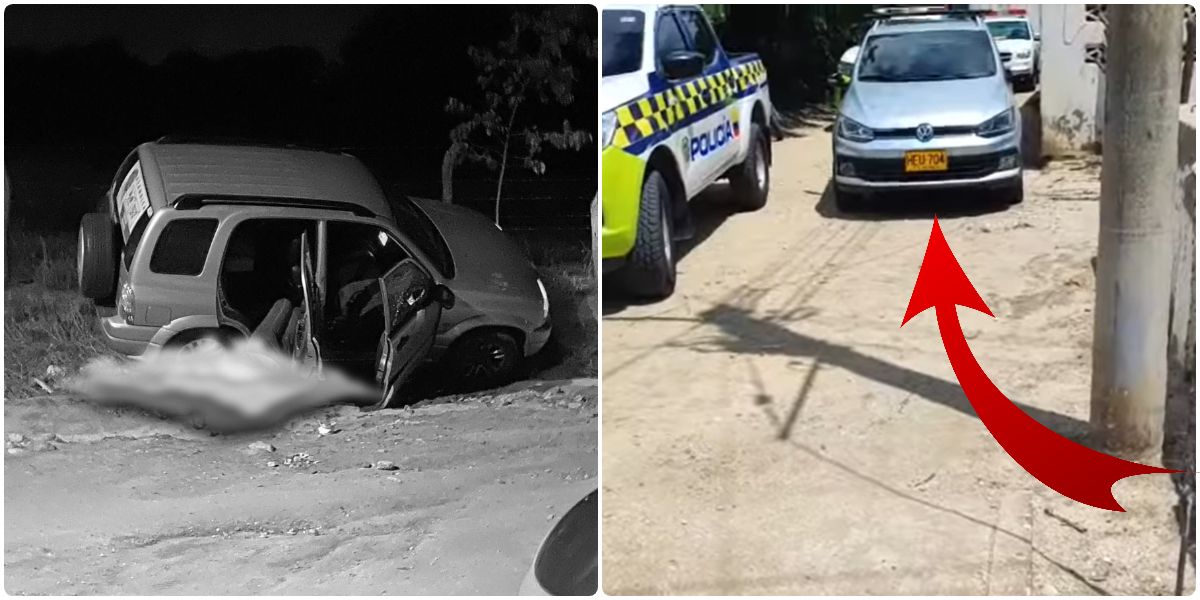Archivo Estos son los dos carros involucrados en los homicidios perpetrados entre el 10 y el 11 de octubre.