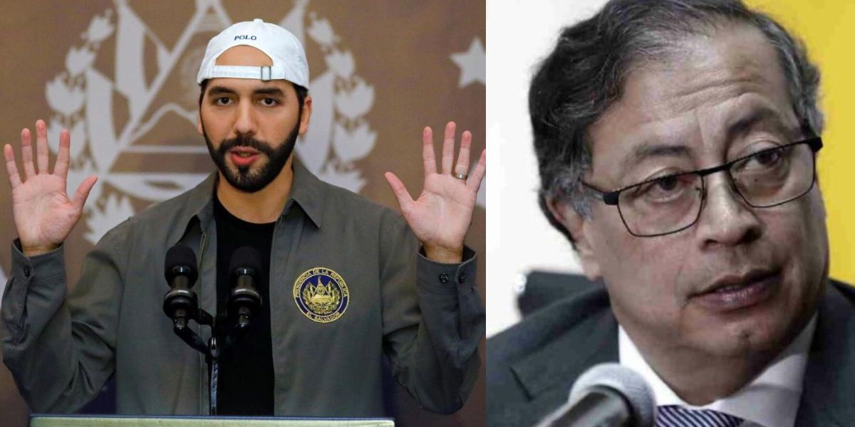 Cortesía Nayib Bukele y Gustavo Petro
